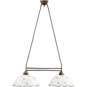 Kolarz 731.82.26 - Lustr na lanku NONNA 2xE27/75W/230V zelená