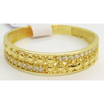 Prsten Klenoty Budín Dámský zlatý prsten se zirkony 585/1,45gr vel. 57 HK1233 (Klenoty Budín Dámský zlatý prsten se zirkony 585/1,45gr vel. 57 HK1233)