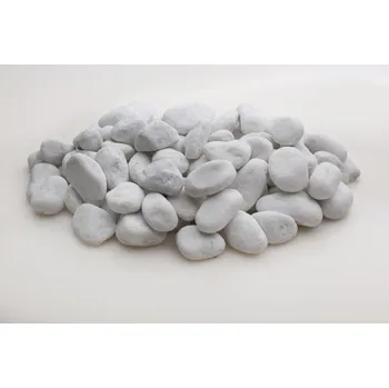 Zahradní dekorace Ridepal Oblázky Bianco Carrara 15 - 25 mm 1200 kg Big Bag