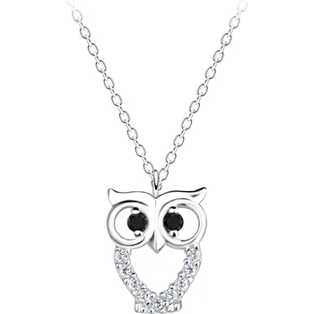 Náhrdelník Stříbrný náhrdelník se sovou