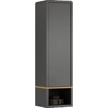 Konferenční stolek Skříňka s otevřenou policí FRED antracit/dub artisan