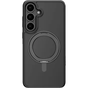 Pouzdro na mobilní telefon Zadní kryt Rock Rotating Stand Soft Touch Series Magnetic pro Samsung Galaxy S25 černý