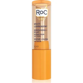 Péče o oční okolí RoC Multi Correxion Revive + Glow rozjasňující oční balzám s vitaminem C 4 g