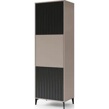 Konferenční stolek Skříňka RONJA taupe/černá