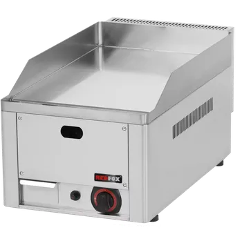 Kuchyňský gril Grilovací deska 32x48 plynová chromovaná hladká stolní | REDFOX - FTHC 30 G - Doprodej