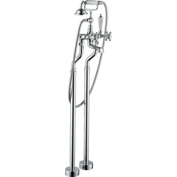 Vana BATH DELUXE 28-108-01-60-00 - Volně stojící vanová sada s baterií 106,3 cm chrom