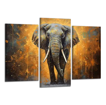 Obraz Obraz na plátně Slon , třídílný 3402CX
