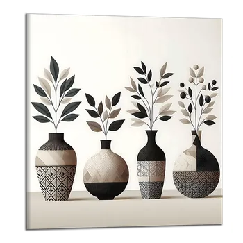 Obraz Obraz na plátně 4 vázy , jednodílný 3995AY