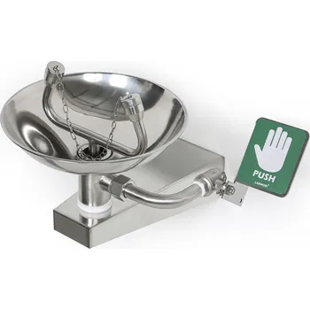 Lékárnička B2B Partner Bezpečnostní oční sprcha nástěnná, nerez