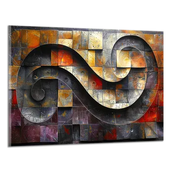 Obraz Obraz na plátně Moderní spirálová abstrakce , jednodílný 3846AX