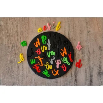 Forma na pečení Cesil Silikonová forma Malá abeceda kaligrafie