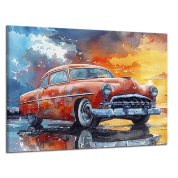 Obraz Obraz na plátně Americké auto , jednodílný 3812AX