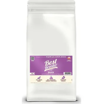 Krmivo pro psa Best Breeder Grain Free Small Breed Duck with Sweet Potato & Orange Váha: 2 kg
