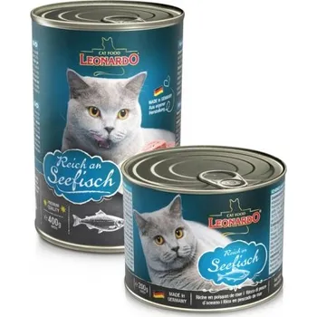 Krmivo pro kočku Leonardo Bohaté na mořské ryby Gramáž: 800g