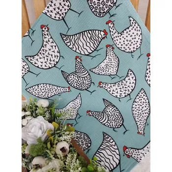 Utěrka Kuchyňská utěrka - kropenaté slepičky