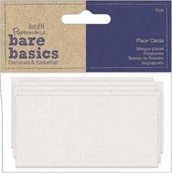 Jmenovka na stůl Docrafts PMA174371 jmenovky na stůl 30 ks bílé