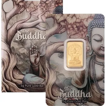 PAMP Zlatý slitek 5 g The Buddha 2025