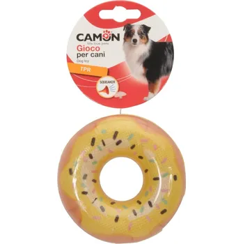 Hračka pro psa CAMON HRAČKA DONUT 10 cm MIX