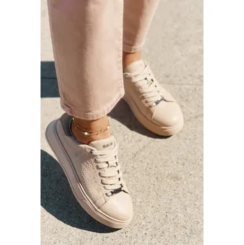 Dámské tenisky Dámské Sneakersy Z Eko Kůže Big Star RR274257 Barva: Béžová, Velikost: 36