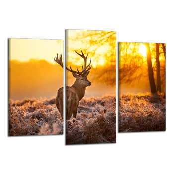 Obraz Obraz na plátně Jelen , třídílný 1251CX