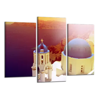 Obraz Obraz na plátně Řecko , třídílný 1063CX