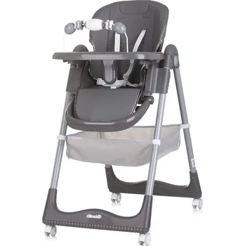 CHIPOLINO Jídelní židlička First Spoon Ash Grey