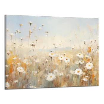 Obraz Obraz na plátně Bílé květy na louce , jednodílný 3523AX
