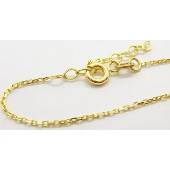 Řetízek Klenoty Budín Dámský přívěskový zlatý řetízek anker prodlužovací 585/1,38gr 42+4cm HK6253 (Klenoty Budín Dámský přívěskový zlatý řetízek anker prodlužovací 585/1,38gr 42+4cm HK6253)