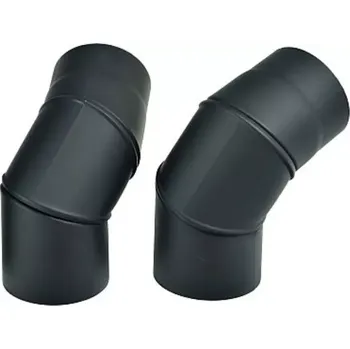Kouřovod Koleno přestavitelné 0-90°, tl.&nbsp;1,5&nbsp;mm - 120 mm