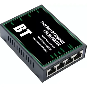 Příslušenství pro kamerový systém MS 1004F-BT POE Extender POE vstup: 90W POE výstup: 4x10/100Mbps (6176) (Monitorrs Security)