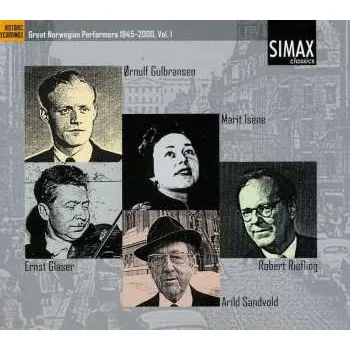 Zahraniční hudba CD Robert Riefling: Great Norwegian Performers 1945-2000, Vol. 1 2011