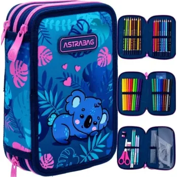 Penál Třípatrový penál s náplní AstraBAG SWEET KOALA, AC31, 503025001