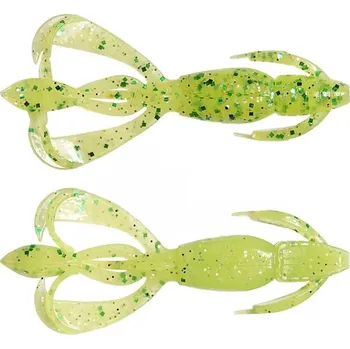 Umělá nástraha Keitech Gumová nástraha Crazy Flapper 2'' Chart Lime Shad 5,1cm/8ks