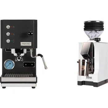 Kávovar Profitec GO, black + Eureka Mignon Zero, CR white