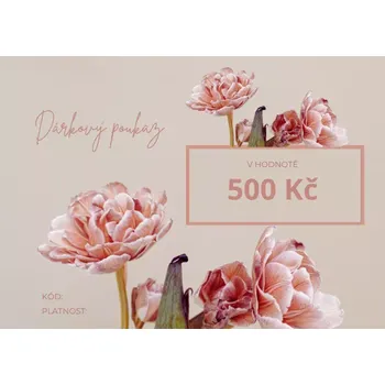 Dárková visačka ATAN Dárkový poukaz v hodnotě 500 Kč Tištěný - SLEVA 3% s kodem radost25