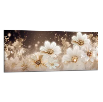 Obraz Obraz na plátně Zářivé bílé květy , jednodílný 3137AZ