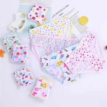 Dívčí bavlněné kalhotky s veselými vzory - 12 ks v balení Velikost: 9-10 let