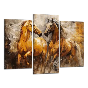 Obraz Obraz na plátně Koně , třídílný 3403CX