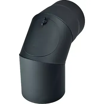 Kouřovod Koleno kouřovodu čistící 90°, tl. 1,5 mm - 120 mm