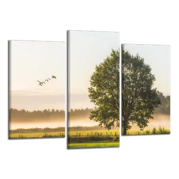 Obraz Obraz na plátně Letící husy , třídílný 3451CX