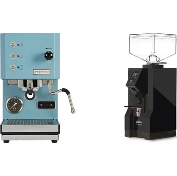 Kávovar Profitec GO, blue + Eureka Mignon Turbo, BL black