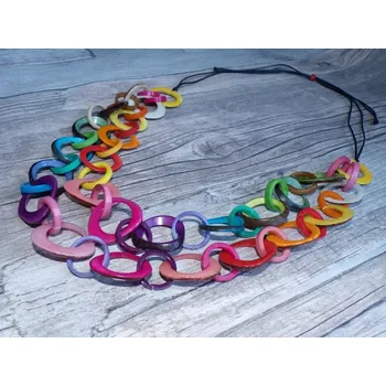 Náhrdelník Náhrdelník (tagua, dvojitý duhový I)