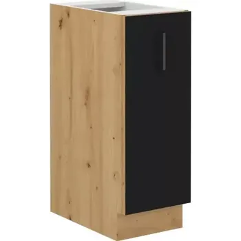 Kuchyňská linka Kuchyňská skříňka Molly 30 D CARGO BB černá/dub artisan - SLEVA 3% s kodem radost25