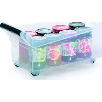 Úložný box Prosperplast Úložný box, úzký s madlem, systémový NUK 38 x 18 x 18, 10l