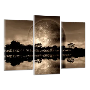 Obraz Obraz na plátně Měsíc , třídílný 2557CX
