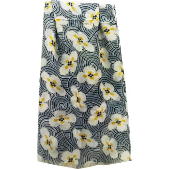 Šátek Šátek slabý modro-žluto-bílý