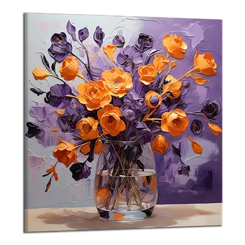 Obraz Obraz na plátně Fialová kytice , jednodílný 3841AY