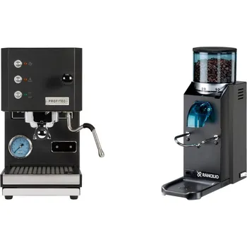 Kávovar Profitec GO, black + Rancilio Rocky Doserless, black