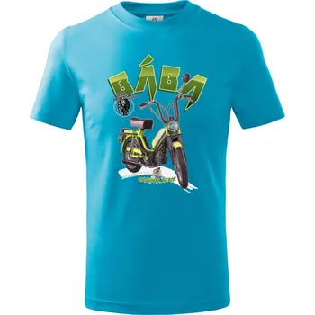 Pánské oblečení JAWA Babetta "Bába" - Dětské tričko Basic - 158 cm/12 let