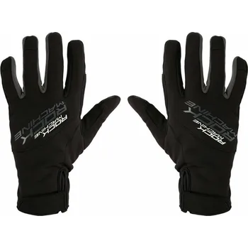 Cyklistické rukavice Zimní cyklistické rukavice ROCK MACHINE Race šedá-černá Velikost: L